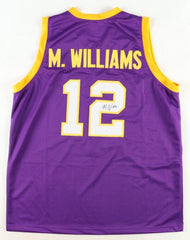 Mikaylah Williams Signed LSU Lady Tigers NCAA Basketball Jersey (JSA)