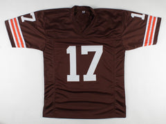 Brian Sipe Signed Cleveland Browns Jersey (Beckett Hologram) Browns QB 1974–1983