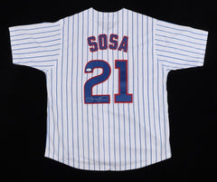 Sammy Sosa Signed Chicago Cubs Jersey (JSA COA) 600 HR Club / 1998 Home Run Race