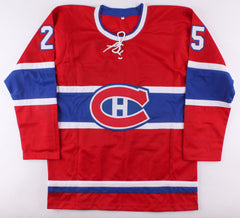 Jacob de la Rose Signed Canadiens Jersey (Beckett COA) Playing career 2012–Now