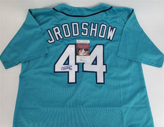 Julio Rodriguez Signed Seattle Mariners 'JRODSHOW' Jersey (JSA COA) 2022 ROY O.F
