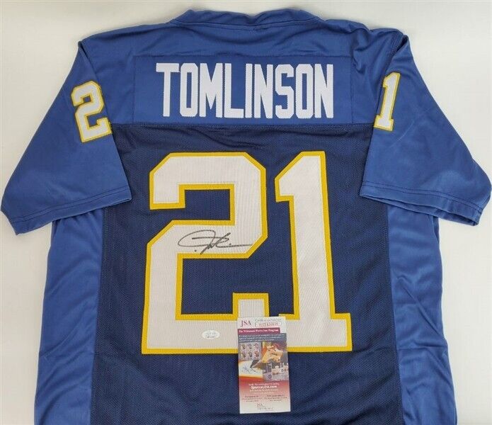 LaDainian Tomlinson Signed San Diego Chargers Jersey (JSA COA) 5xPro B –