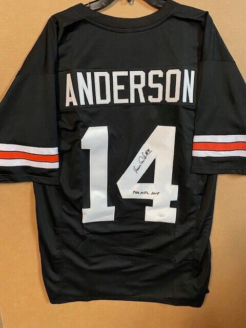 Kenny Anderson Signed Cincinnati Bengals Jersey Inscribed 1981