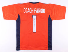 Vic Fangio Signed Broncos Jersey (Beckett COA) Denver Head Coach / Ex Bears D.C.