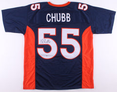 Bradley Chubb Signed Denver Broncos Jersey (Beckett COA) N.C. State Linebacker