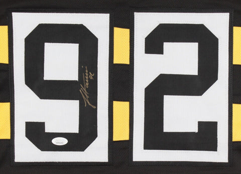 James Harrison Signed Steelers Bumble Bee Jersey (JSA) Pittsburgh All Pro L.B.