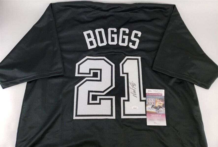 1999 Wade Boggs Game Worn Signed Tampa Bay Devil Rays Jersey