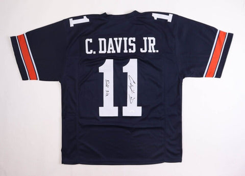 Chris Davis Jr. Signed Auburn Tigers Jersey Inscribed "Kick Six" (JSA COA)