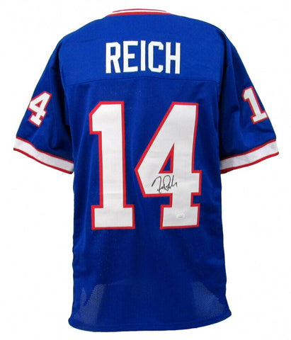 Frank Reich Signed Buffalo Bills Jersey (JSA COA) Jim Kelly's Back Up 1985–1994