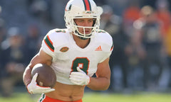 Braxton Berrios Signed Miami Dolphins Jersey (Beckett) Ex Hurricane Receiver