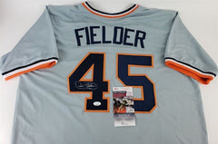 Cecil Fielder Signed Detroit Tigers Jersey (JSA COA) 3×All-Star 1990, 1991, 1993