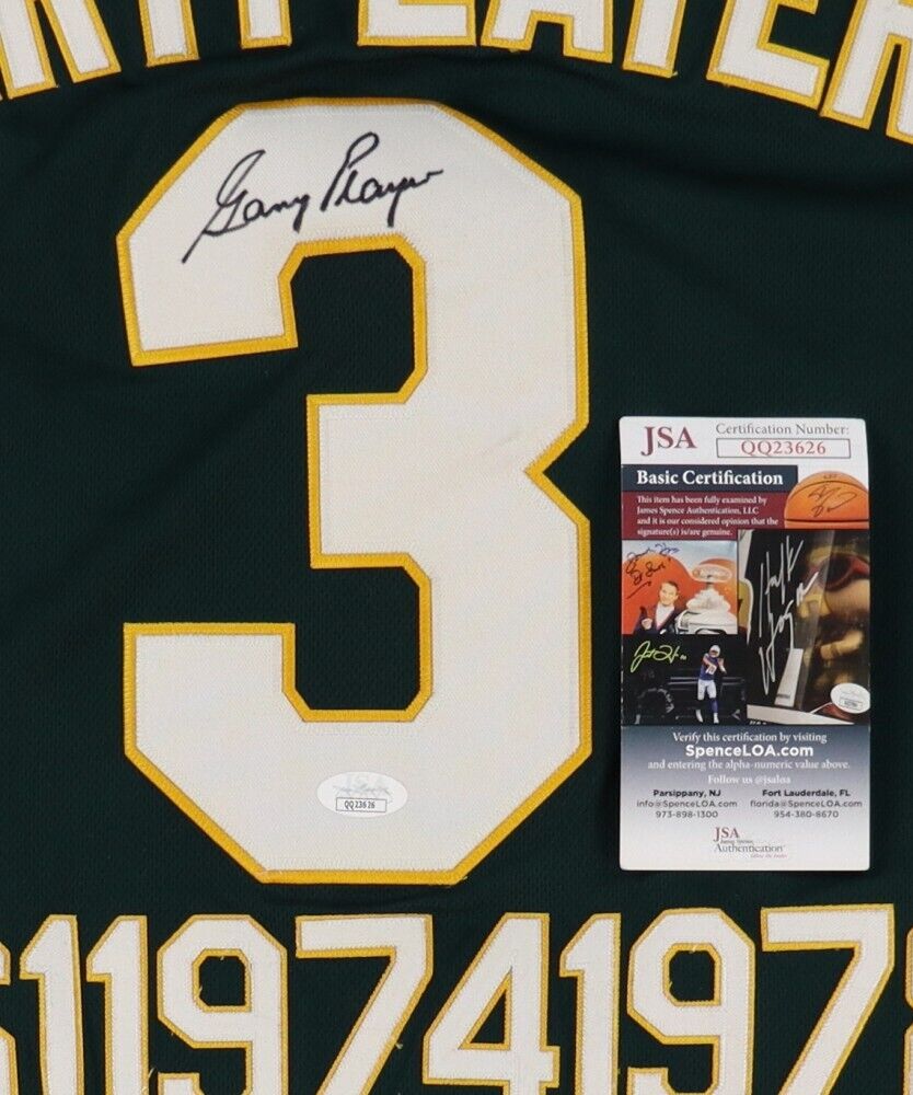 Gary Player Signed Golf Jersey (JSA COA) 3xMasters Champion 1961, 1974, 1978