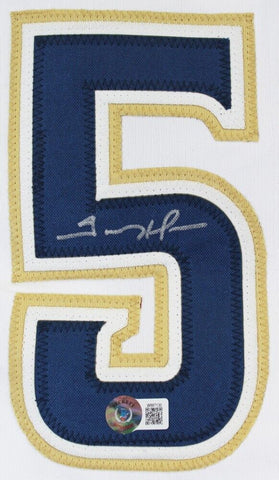 Trevor Hoffman Signed Padres Jersey (Beckett) San Diego R P (1993-2008) HOF 2018