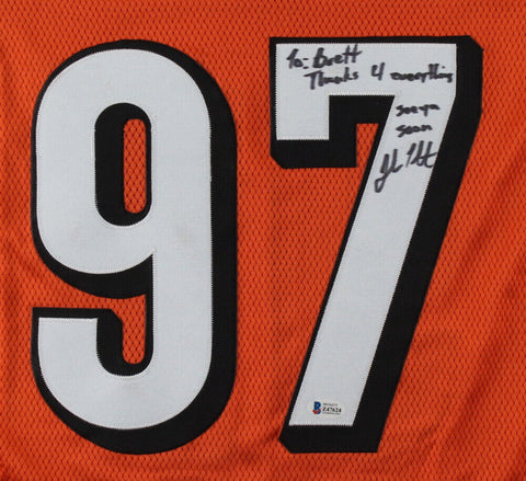 John Thornton Signed Bengals Jersey Inscribed Thanks 4 Everything & See Ya Soon