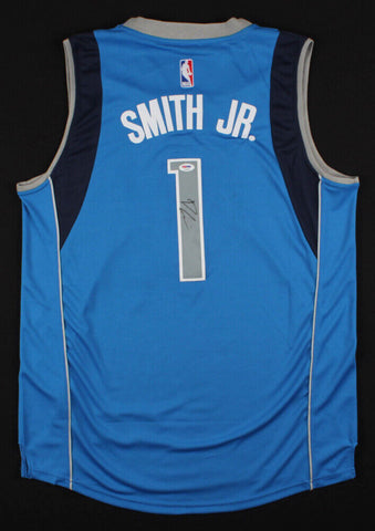 Dennis Smith Jr. Signed Dallas Mavericks Jersey (PSA COA) 2017 Top 10 NBA Pick