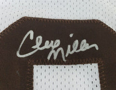 Cleo Miller Signed Browns Jersey (Beckett COA) Cleveland Full Back 1975-1982