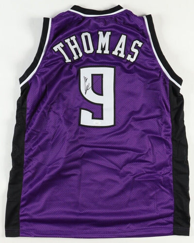 Kenny Thomas Signed Sacramento Kings Jersey (JSA COA) 1999 1st Rnd Pck NBA Draft