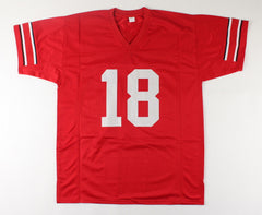 Tate Martell Signed Ohio State Buckeyes Red Jersey (JSA COA) OSU QB (2017–2018)