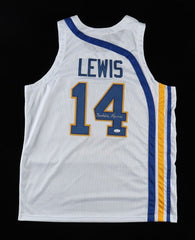 Freddie Lewis Signed ABA Indiana Pacer Jersey (JSA COA) 3xABA Champ / Guard