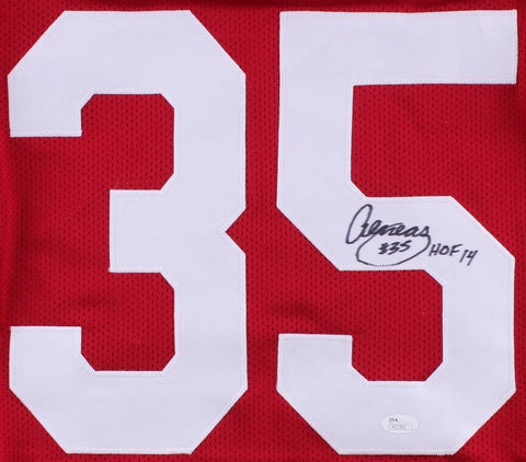 Aeneas Williams Signed Red Cardinals Jersey Inscribed "HOF 14" (JSA COA)