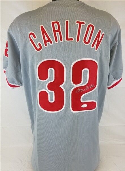 Steve Carlton Signed Philadelphia Phillies Jersey (JSA COA
