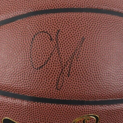 Chris Paul Signed Spalding NBA Basketball (PSA) Pelicans, Rockets, Suns Warriors