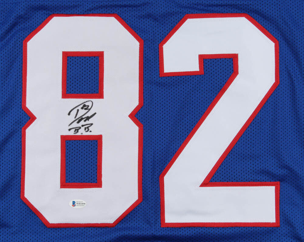 Don Beebe Signed Bills Jersey (Beckett COA) Buffalo Wide Receiver (1989–1994)