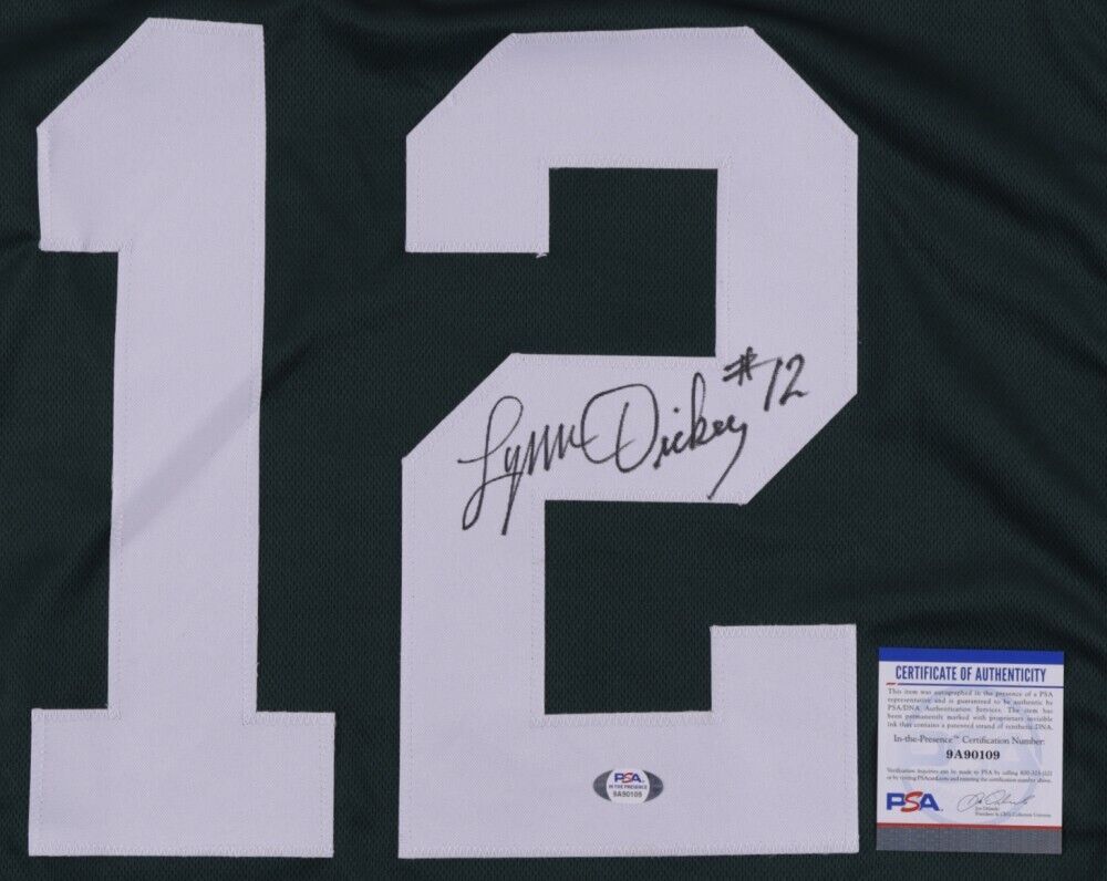 Lynn Dickey Signed Green Bay Packers Jersey (PSA COA) Starting QB (1976–1985)