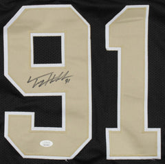 Trey Hendrickson Signed Saints Jersey (JSA Hologram) 2017 3rd Round Pick D.E.