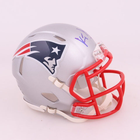 Vince Wilfork Signed New England Patriot Mini Helmet /JSA COA 2xSuper Bowl Champ