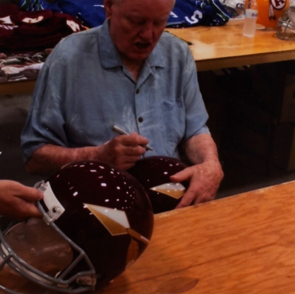 Washington Redskins NFL Signed White Football Jersey Sonny Jurgensen! HOF  83