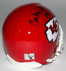 Curley Culp Signed Chiefs Mini-Helmet Inscribed "HOF 13" (Culp Hologram)