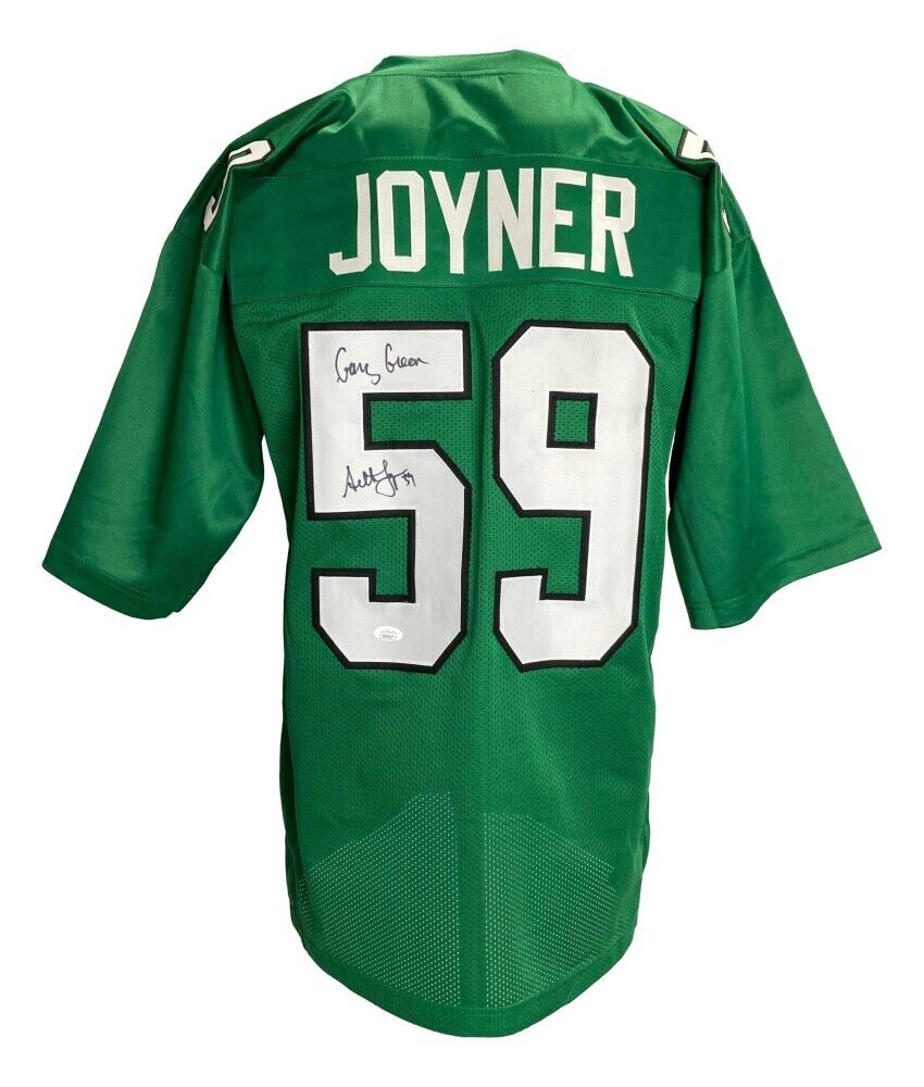 Seth Joyner Signed Philadelphia Eagles Jersey Inscribed Gang Green ( –