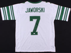 Ron Jaworski Signed Eagles White Jersey (JSA) 1980 NFC Player of the Year "JAWS"