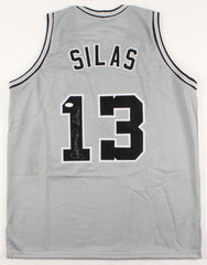 James Silas Signed San Antonio Spurs Jersey (JSA COA) 2×ABA All-Star 1975,1976)