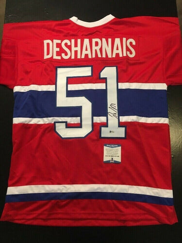 David Desharnais Signed Montreal Canadiens Jersey / Beckett COA