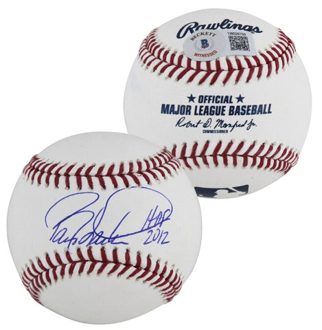 Barry Larkin Signed Rawlings Baseball (Beckett) Cincinnati Reds Shortstop