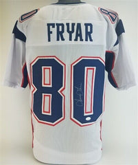 Irving Fryar Signed New England Patriots Jersey (JSA COA) Super Bowl XX W.R.