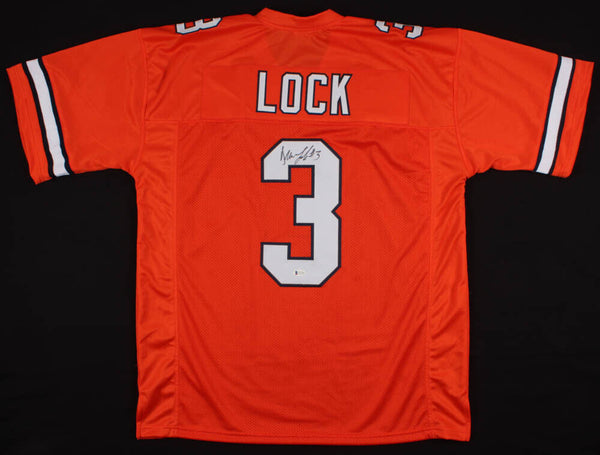 Drew Lock Signed Jersey (Beckett COA)