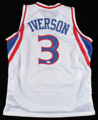 Allen Iverson Signed Philadelphia 76ers Jersey (JSA COA) #1 Pick 1996 Draft