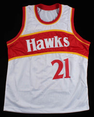 Dominique Wilkins Signed Atlanta Hawks Custom On Court Style Jersey (PSA COA)