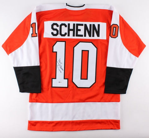 Brayden Schenn Signed Flyers Jersey (Beckett)  5th Overall Pick 2009 NHL Draft