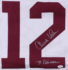 Charles White Signed USC Trojans Jersey Inscribed "'79 Heisman" (JSA COA)