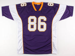 Jake Reed Signed Vikings Jersey (TSE COA) Minnesota Pro Bowl W.R. 1991 - 2001