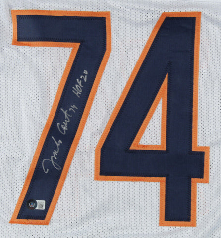 Jim "Jimbo" Covert Signed Career Highlight Stat Jersey  "HOF 20"  (Beckett Holo)