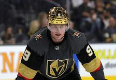 Jack Eichel Signed Vegas Golden Knights Mini Hockey Helmet (Fanatics Certified)