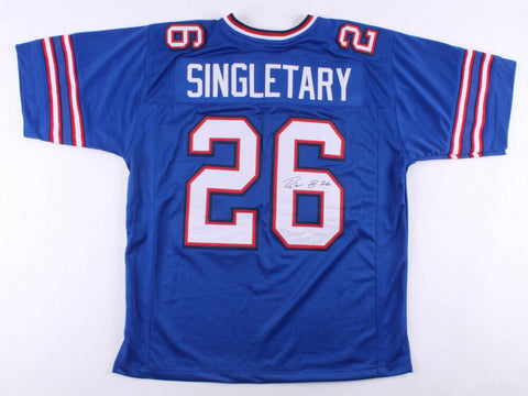 Devin Singletary Signed Buffalo Bills Jersey (JSA COA) 2019 Rookie Running Back