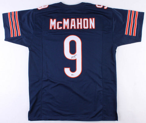 Jim McMahon Signed Chicago Bears Jersey (Beckett COA) Super Bowl XX Quarterback