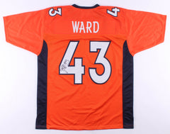 T J Ward Signed Denver Broncos Jersey (JSA COA) Super Bowl 50 Champion/ Def Back