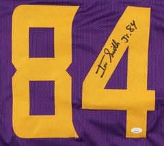 Irv Smith Jr Signed Minnesota Vikings Jersey (JSA COA) 2019 2nd Rd Pick T.E.